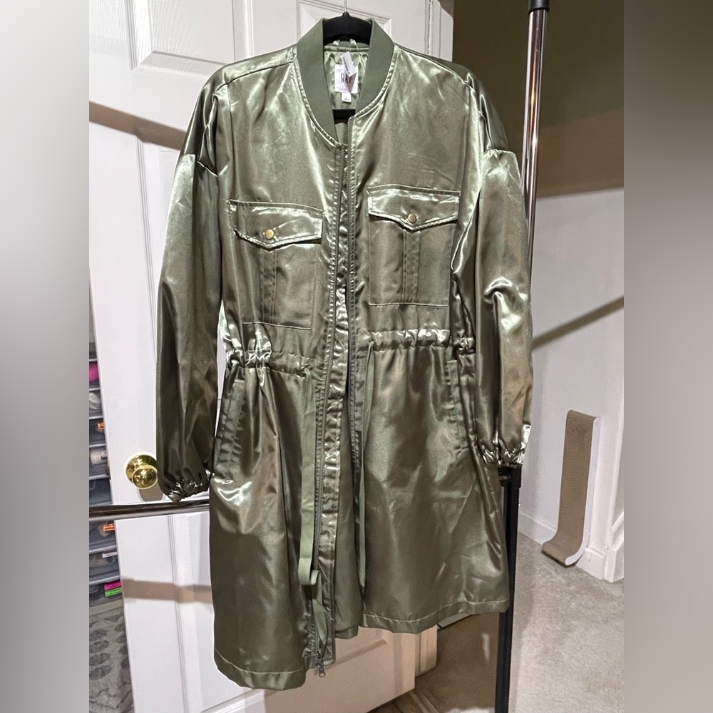 Gap Long Satin Jacket